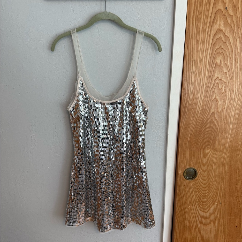 Free People Sequin Tank Dress